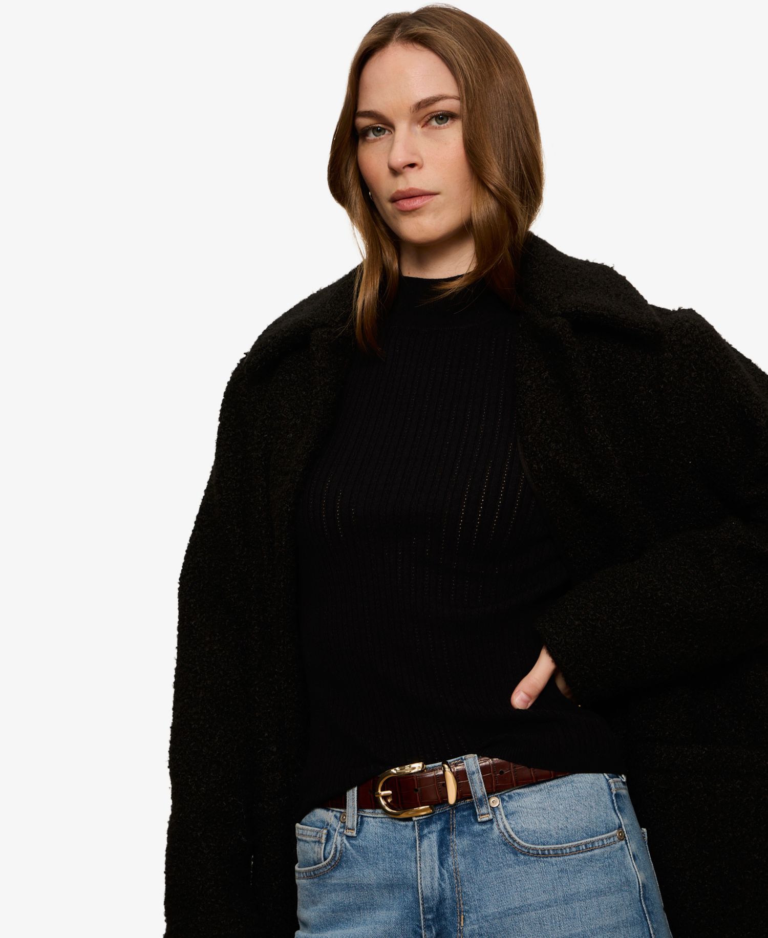 Women's Upside Mid-Length Faux Fur Jacket