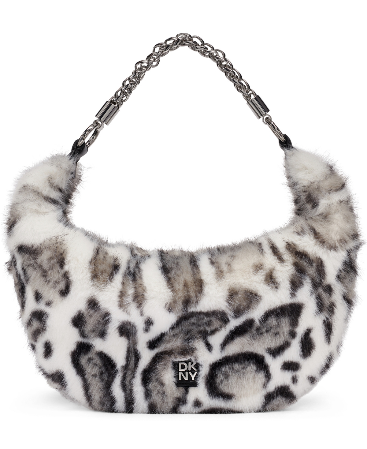 Dkny Rocky Small Animal-Print Hobo Handbag