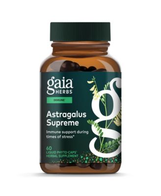 Astragalus Supreme - Immune & Antioxidant Support - Herbal Supplement with Astragalus Root - 60 Liquid Phyto-Caps (30 Servings)
