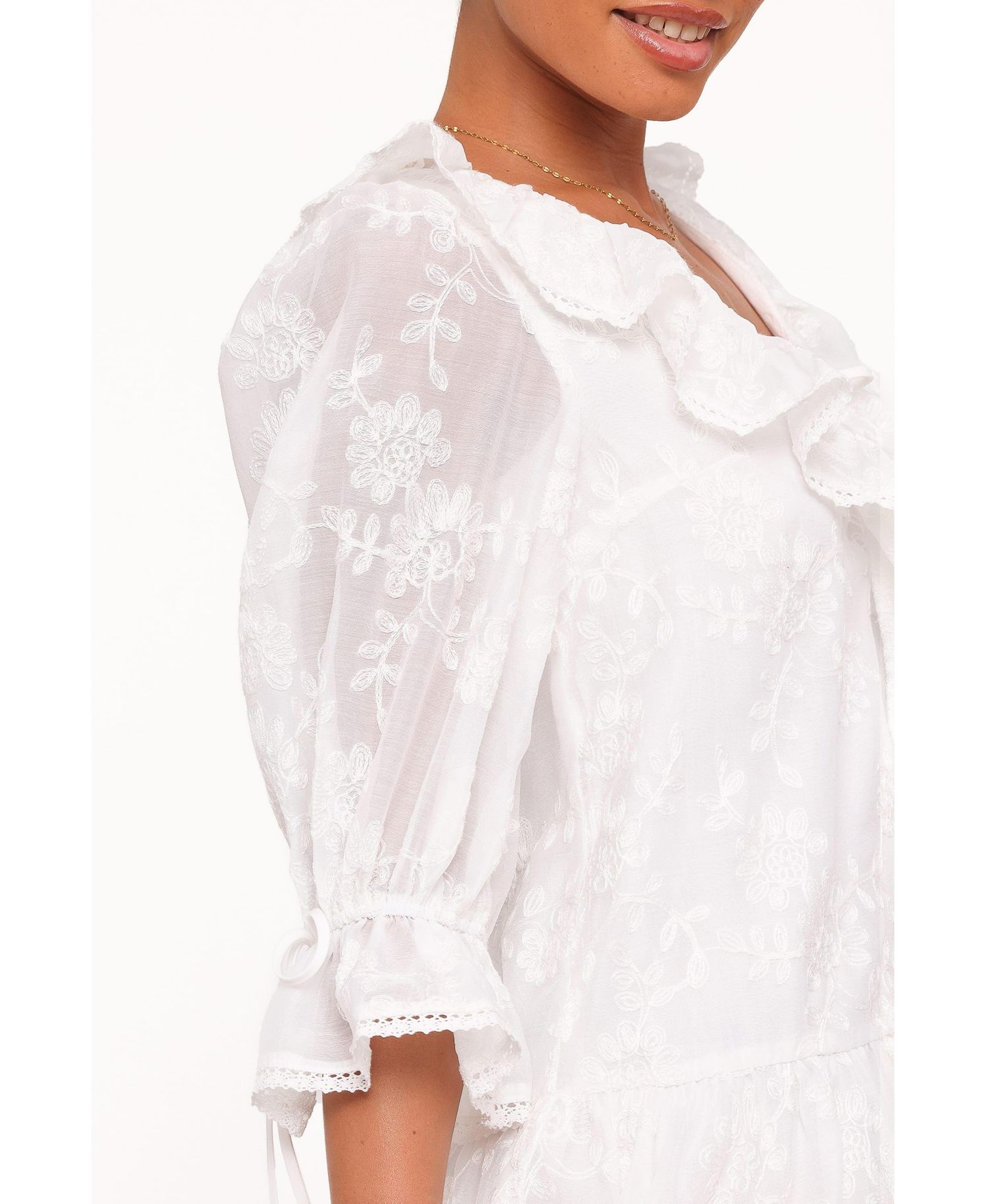 Women's Keani Floral Short-Sleeve Mini Dress