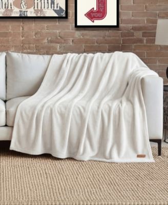 Solid Plush Throw, 50" x 70"