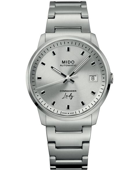 Женские часы Mido Swiss Automatic Commander Lady Stainless Steel 34mm