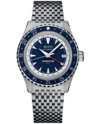 Men's Automatic Ocean Star Captain GMT Special Edition Stainless Steel Watch 42mm