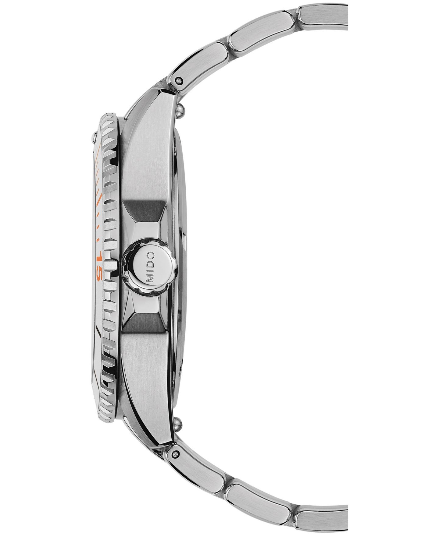 Мужские часы Mido Ocean Star 200 Swiss Automatic Silver Stainless Steel Watch 41mm — фото 2