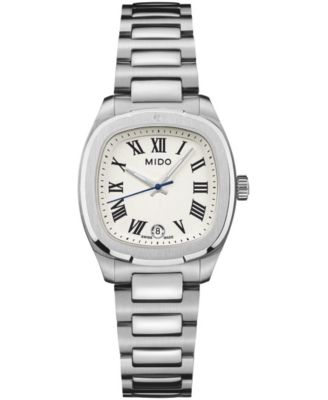 Women's Swiss Quartz Multifort TV 28 Stainless Steel Watch 28mm