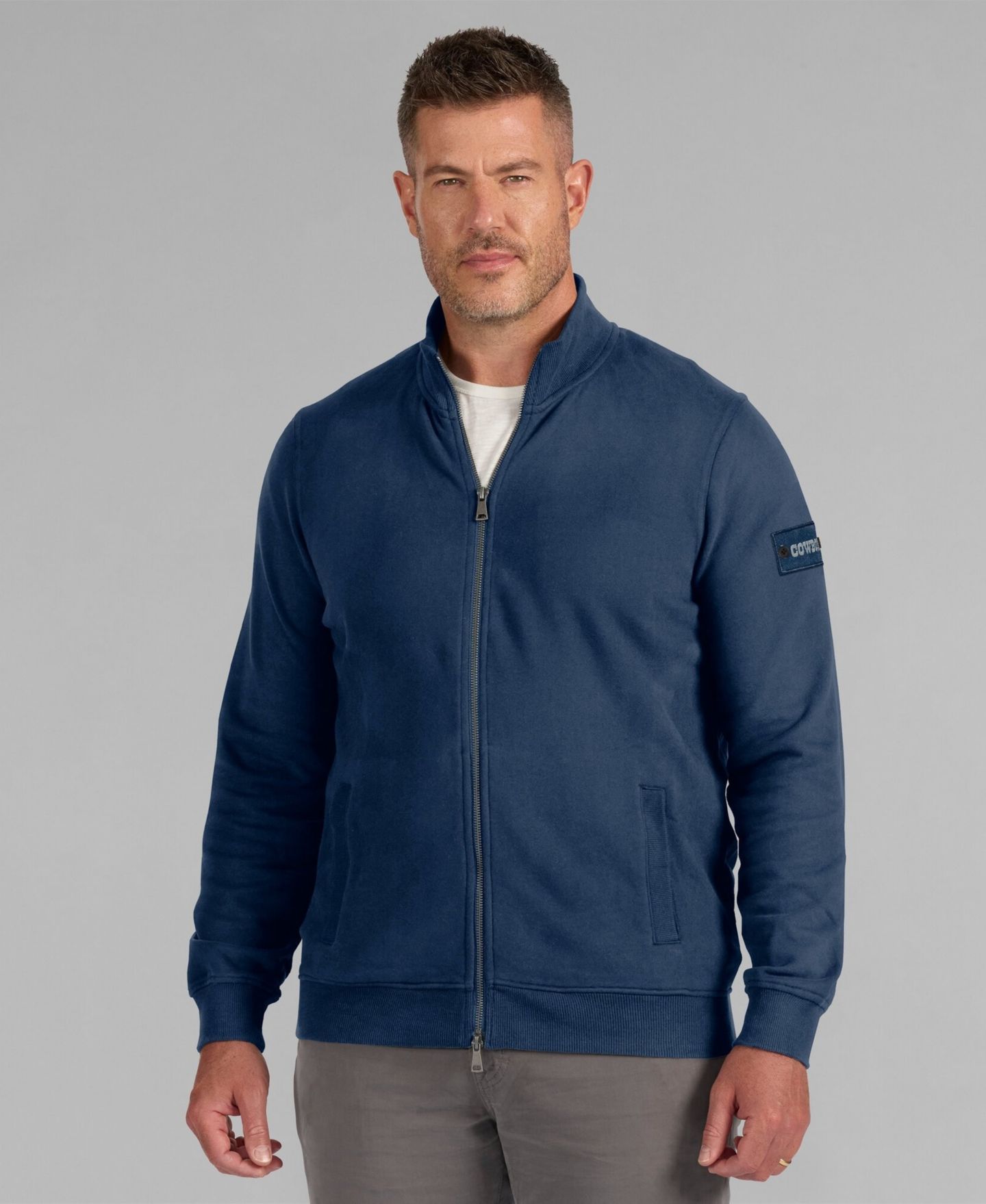 Мужская толстовка J. Palmer Navy Dallas Cowboys QB1 Full-Zip — фото 2