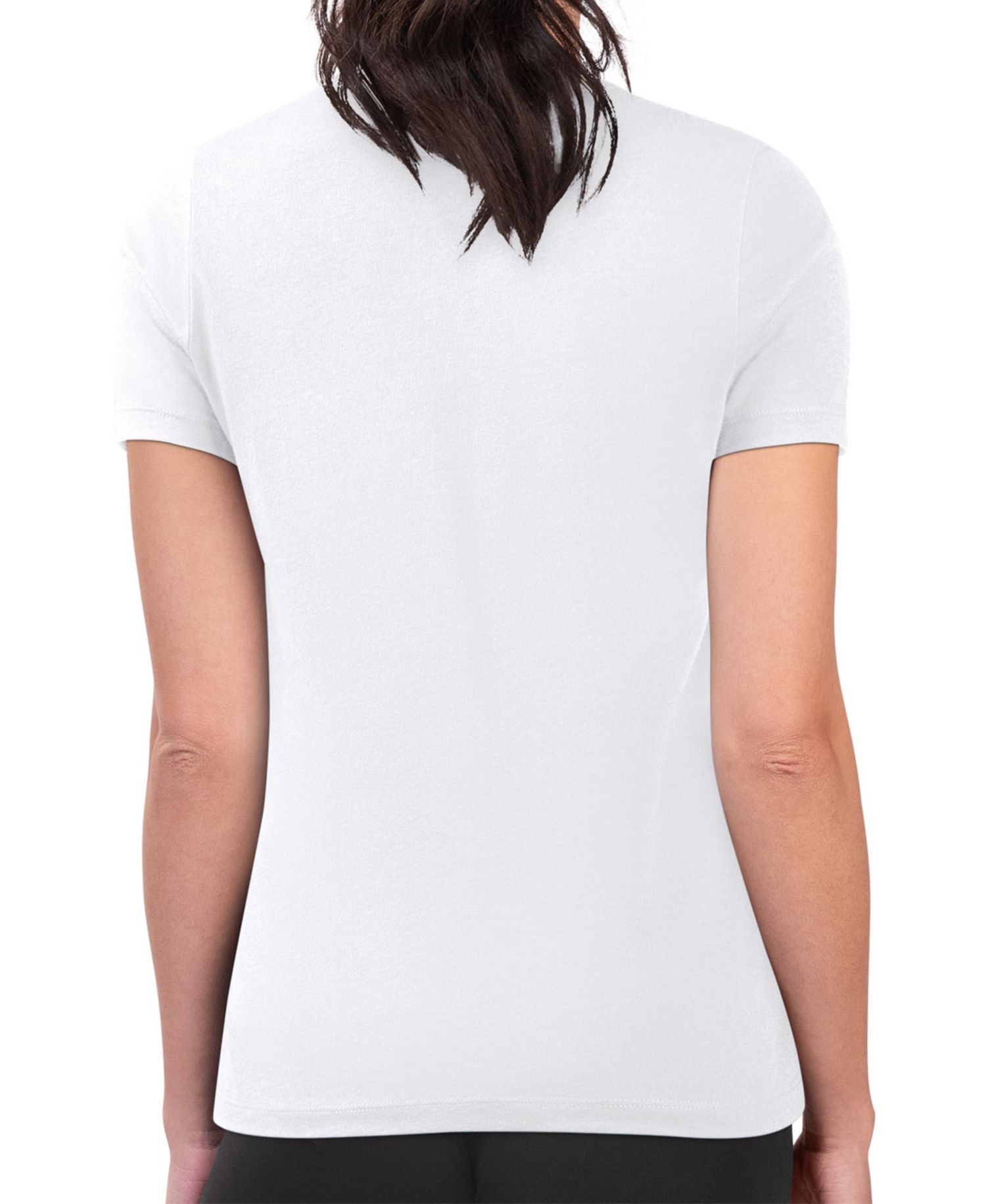 Women's White Chicago Cubs Super-Slim Fit Lightweight Collage Team Graphic Crew Neck T-Shirt