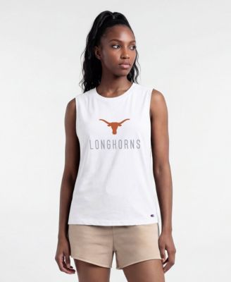 Women's White Texas Longhorns Lifestyle Tank Top