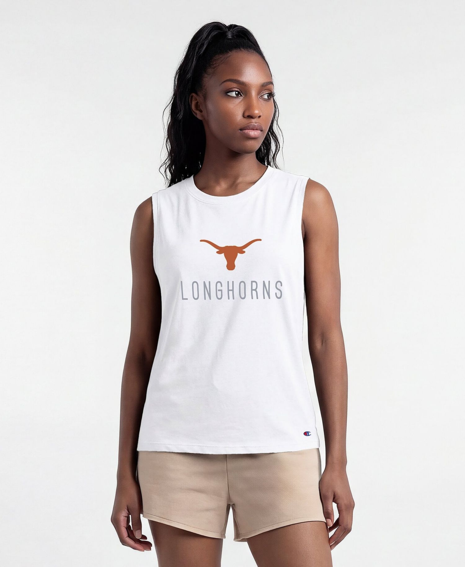 Women's White Texas Longhorns Lifestyle Tank Top
