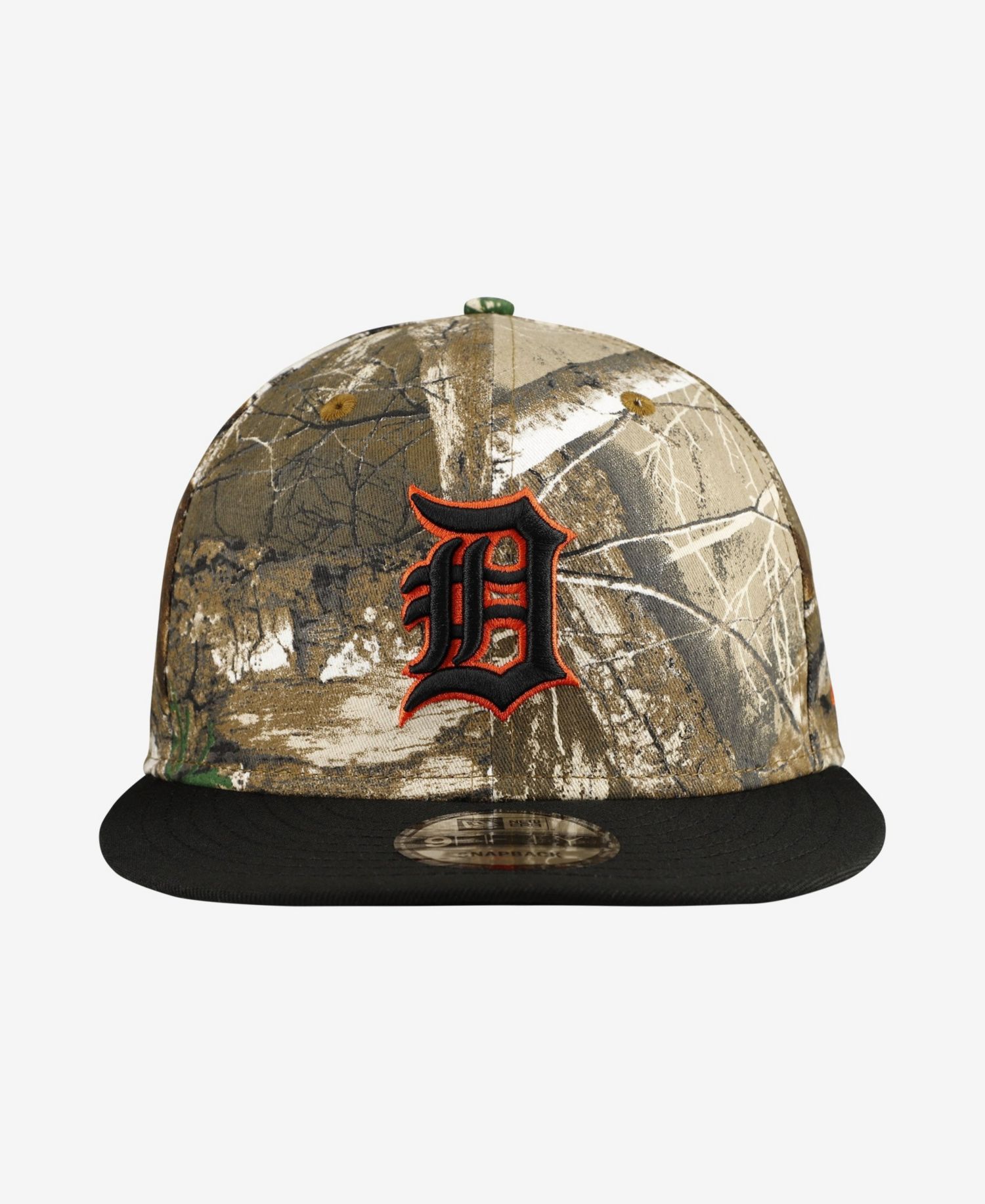 Men's Camo Detroit Tigers Realtree Orange Pop 9FIFTY Snapback Hat