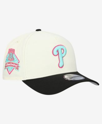 Men's Cream Philadelphia Phillies Stadium Chrome 9FORTY A-Frame Adjustable Hat