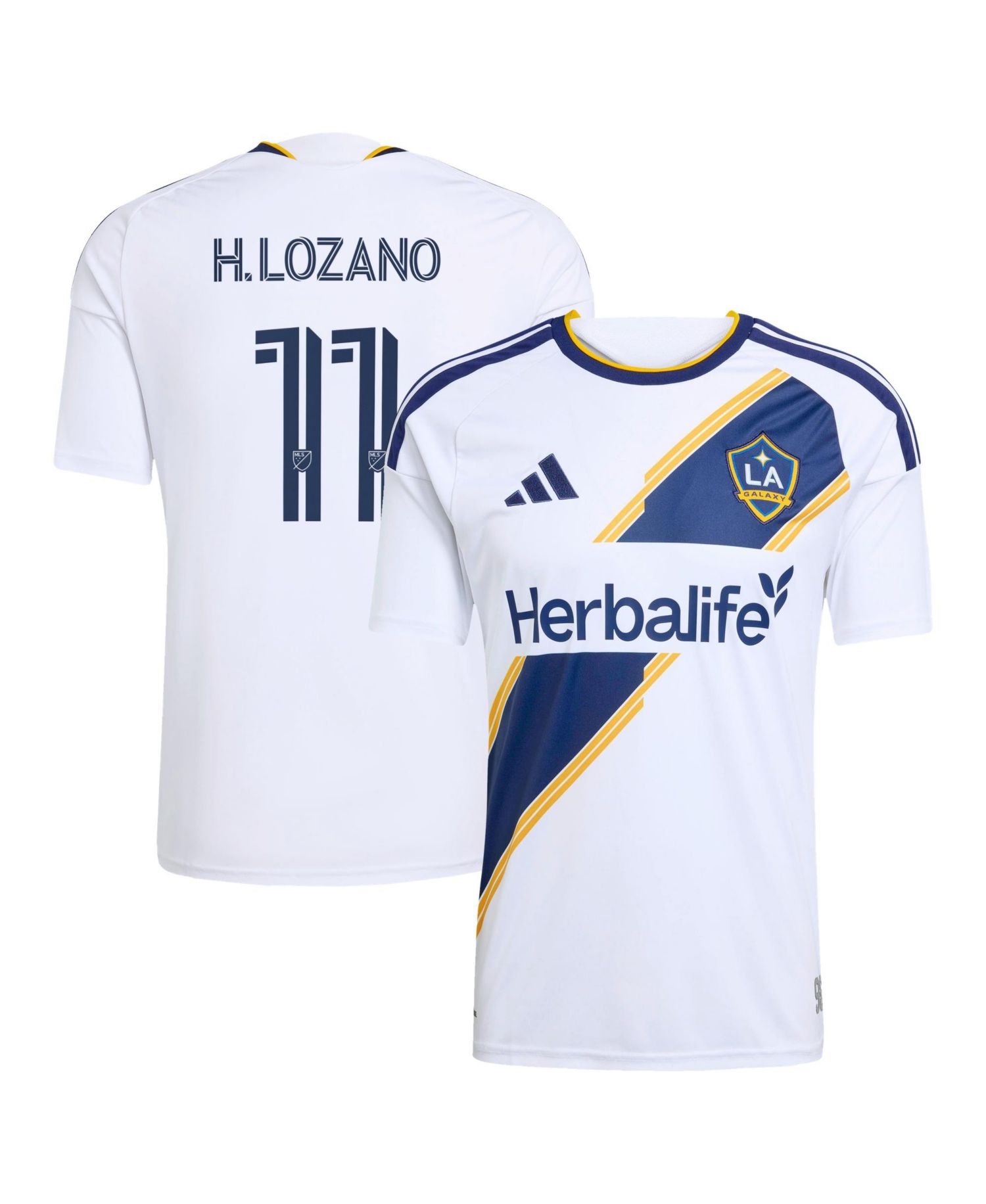 Men's Hirving Lozano White LA Galaxy 2026 The VeloCITY Kit Replica Jersey