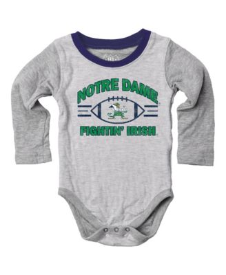 Boys' and Girls' Notre Dame Fighting Irish Long-Sleeve Jie Bodysuit and Sweatpants, 2-Piece Set