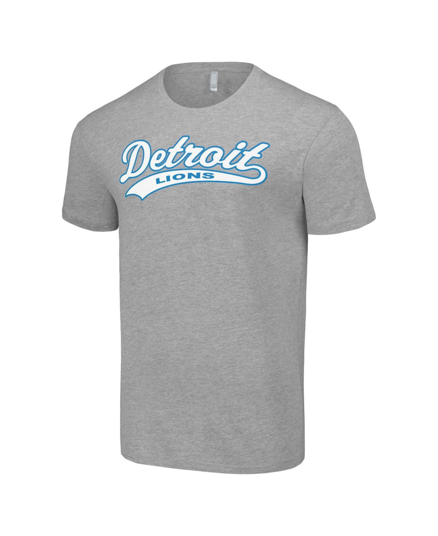 Men's Heather Gray Detroit Lions Tailsweep T-Shirt