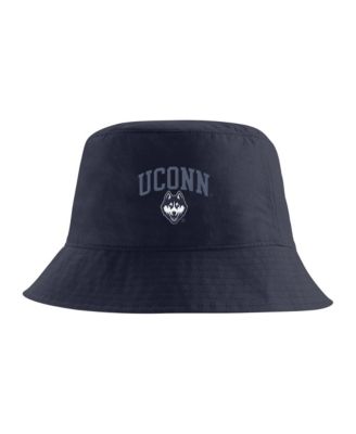 Men's Navy UConn Huskies Apex Striped Bucket Hat