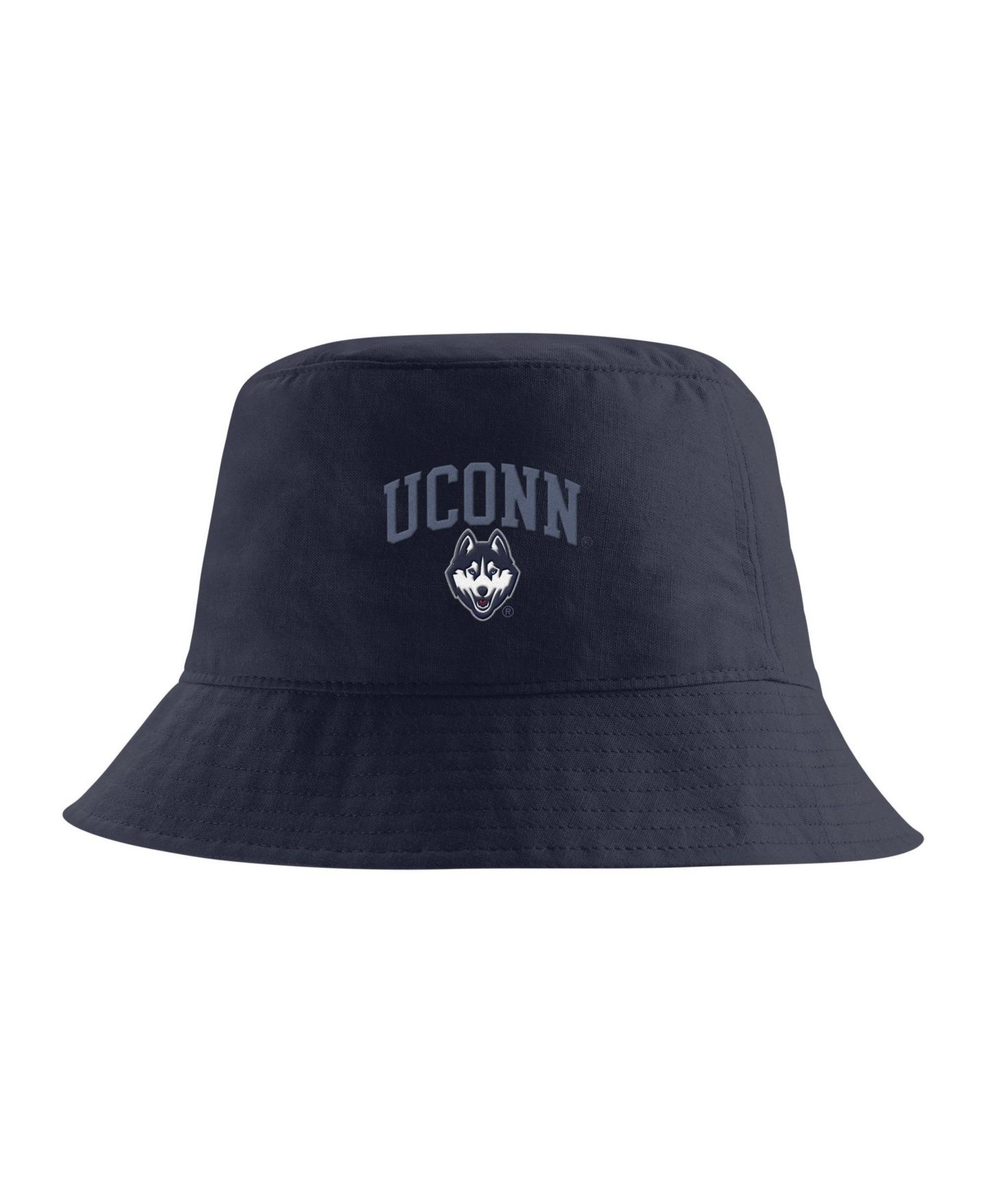 Мужская панама Nike Navy UConn Huskies Apex Striped Bucket Hat — фото 1