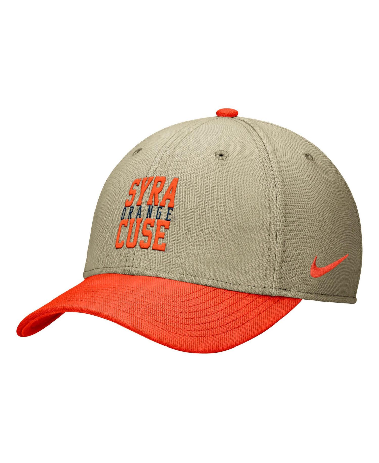 Men's Beige/Orange Syracuse Orange Dri-FIT SwooshFlex Hat