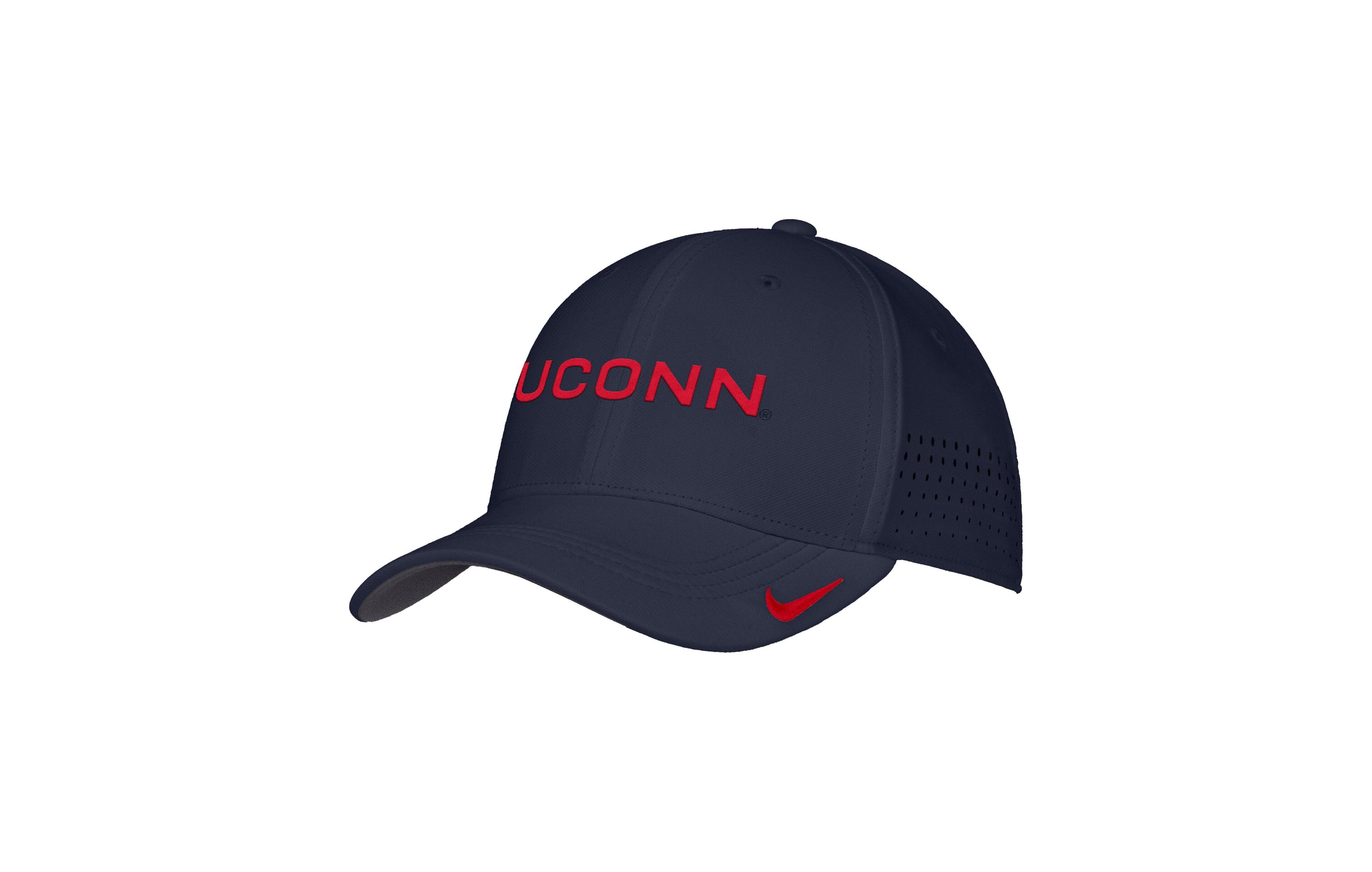 Nike UConn Huskies Curved-Bill Stretch-Fit Baseball Cap