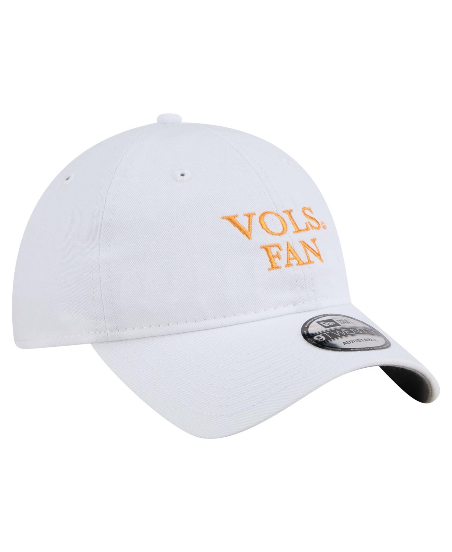 Men's White Tennessee Volunteers Fan 9TWENTY Adjustable Hat