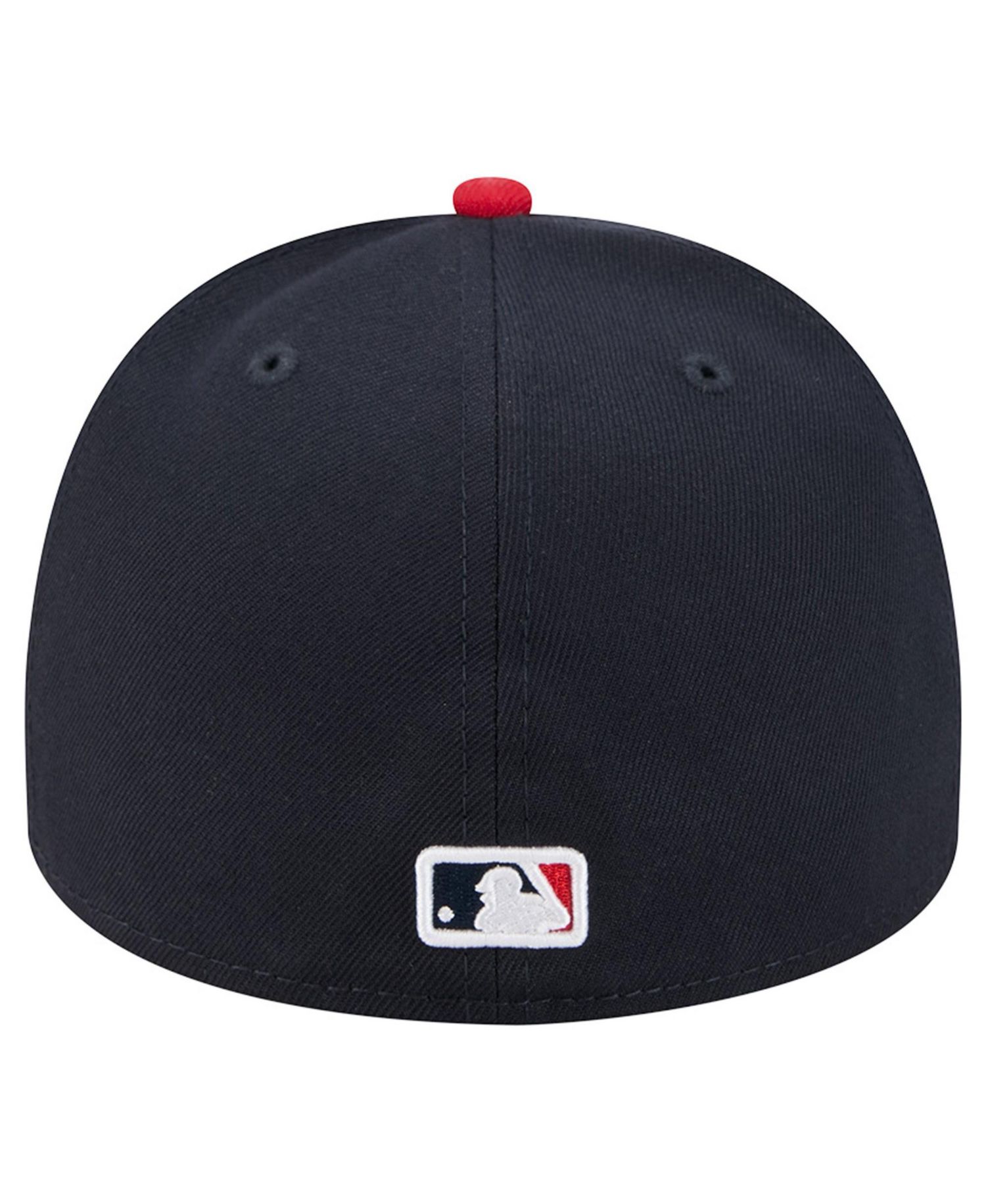 Men's Navy/Red Atlanta Braves Cartoon A-Frame 59FIFTY Fitted Hat