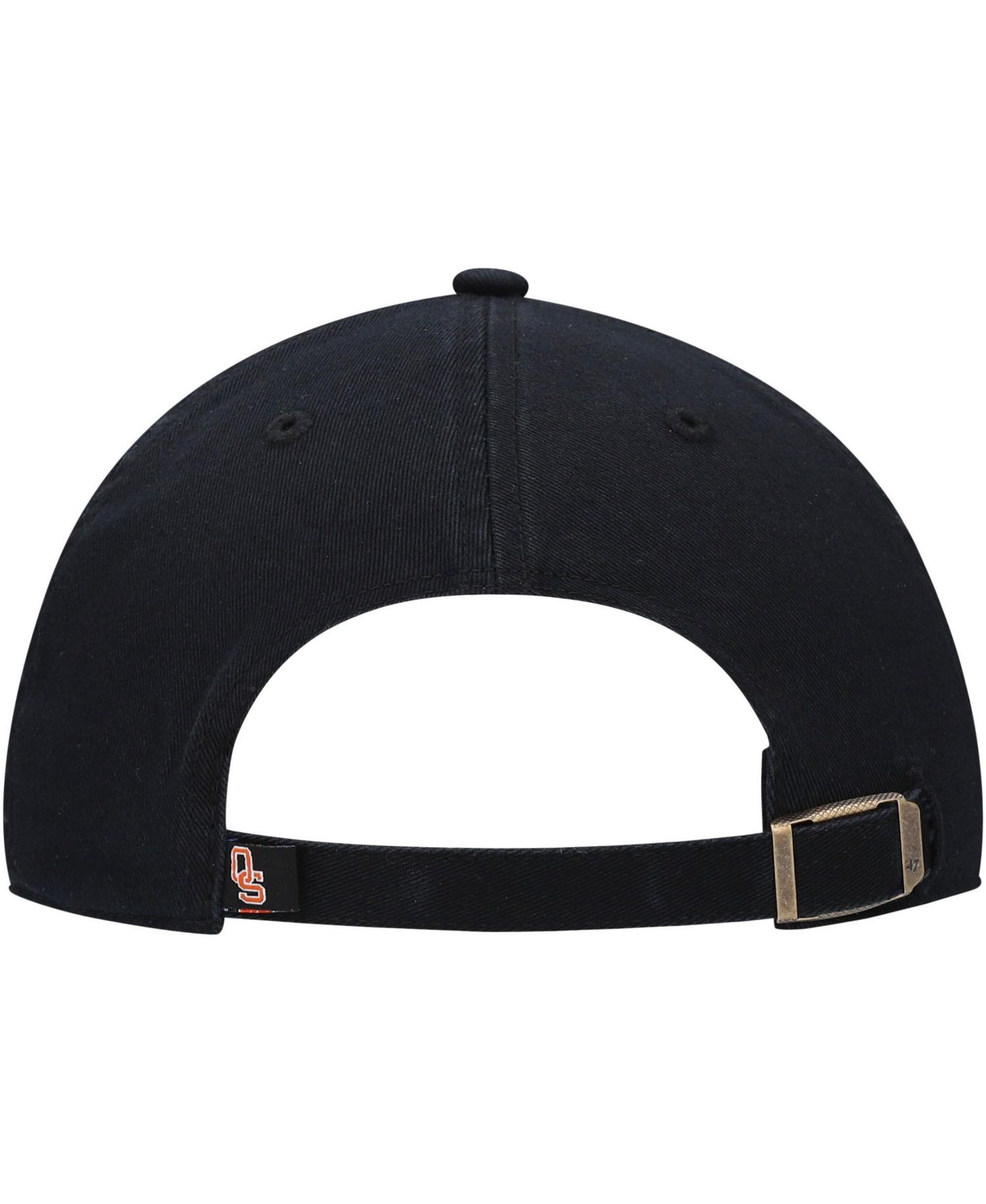 Men's '47 Black Oklahoma State Cowboys Vault Clean Up Adjustable Hat