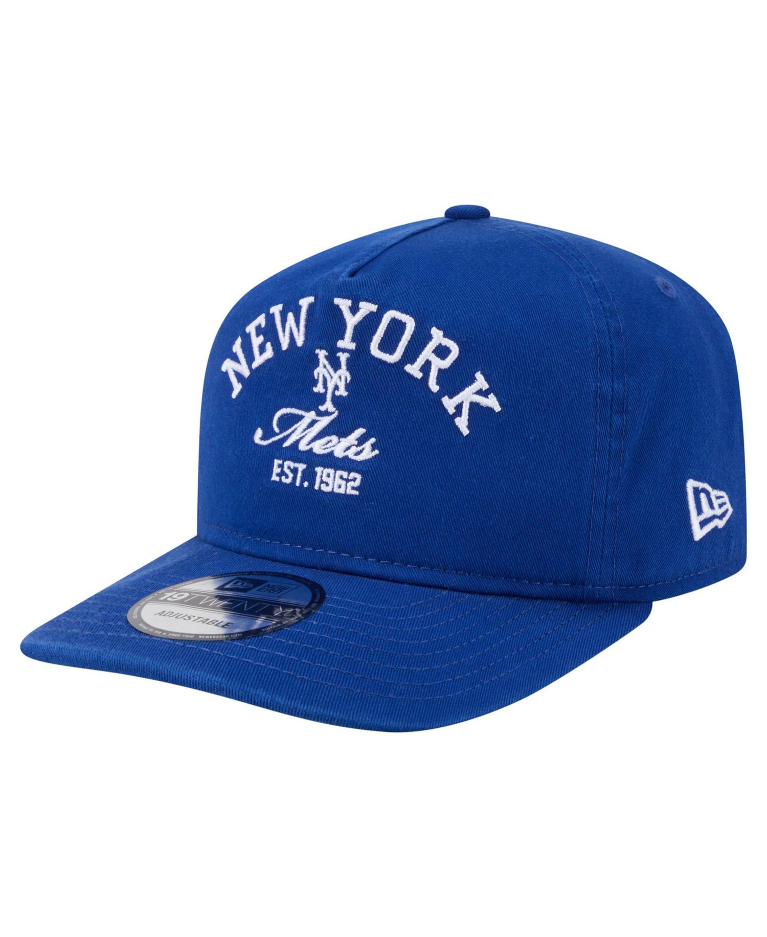 Men's Royal New York Mets Stacked 19TWENTY Adjustable Hat