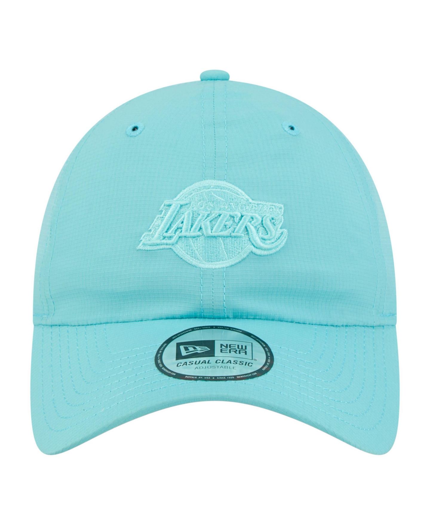 Головные уборы New Era Turquoise Los Angeles Lakers Color Pack Ripstop Casual Classic Adjustable Hat — фото 2