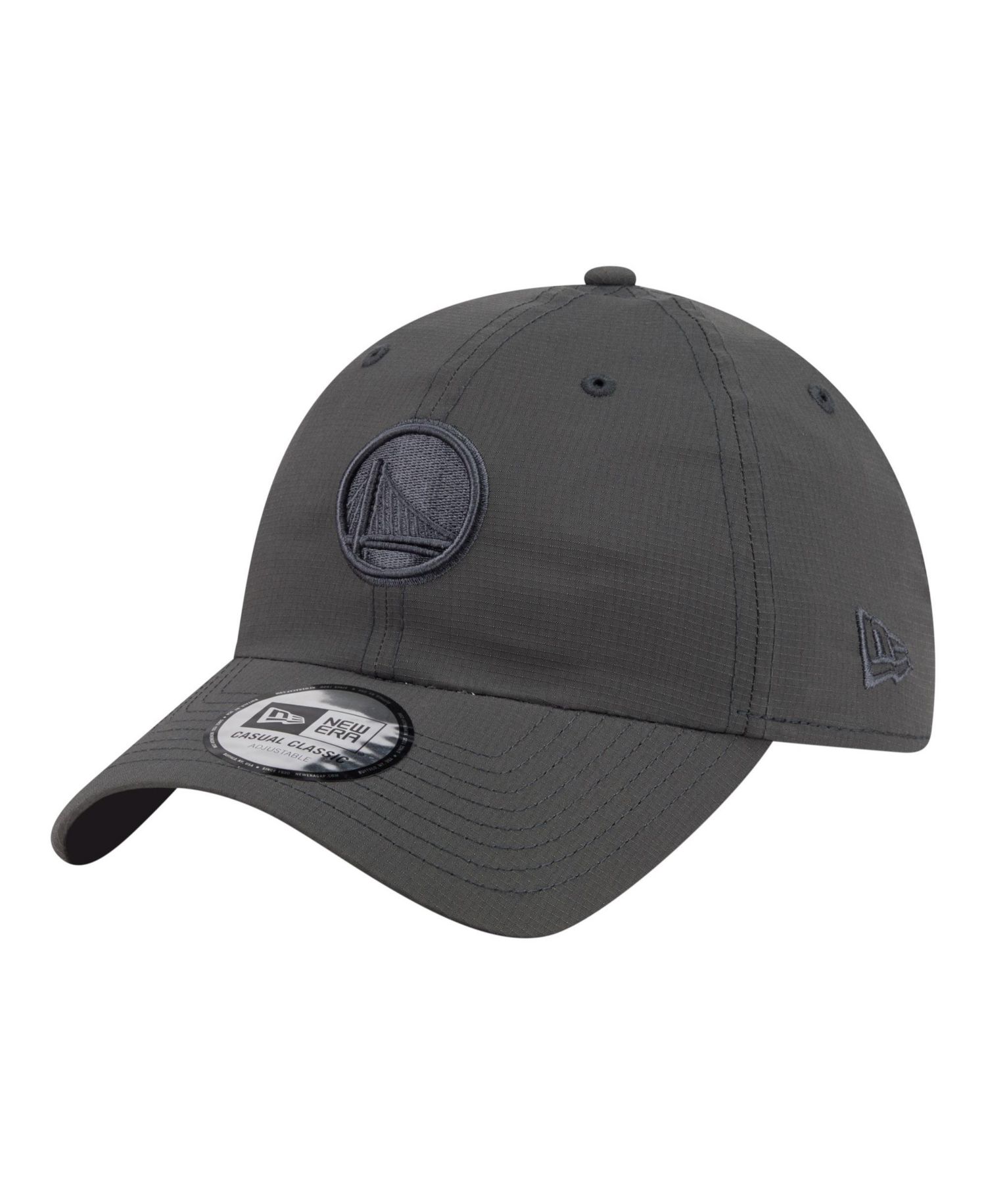 Men's and Women's Charcoal Golden State Warriors Ripstop Casual Classic Adjustable Hat