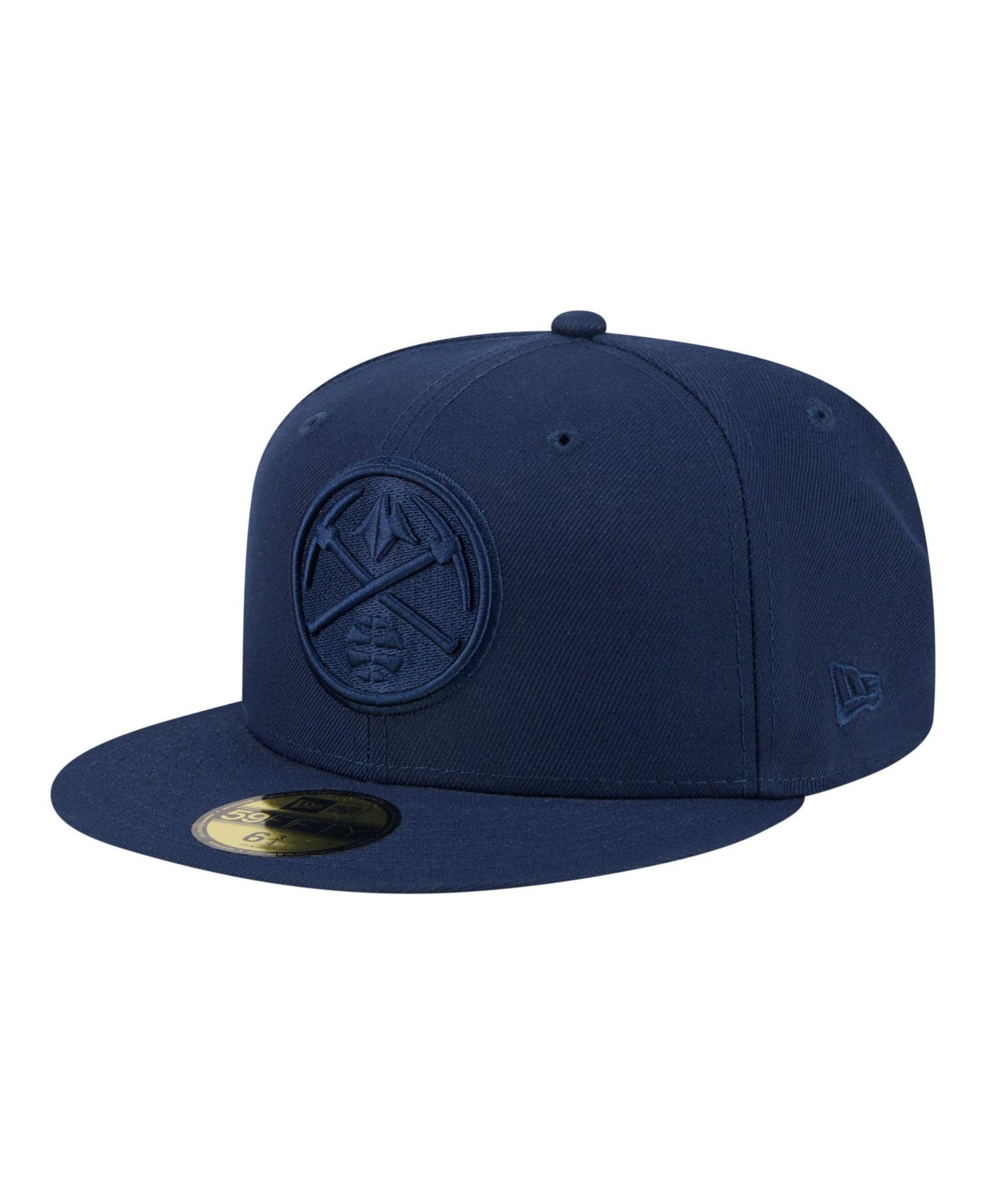 Men's Navy Denver Nuggets Tonal Color Pack 59FIFTY Fitted Hat