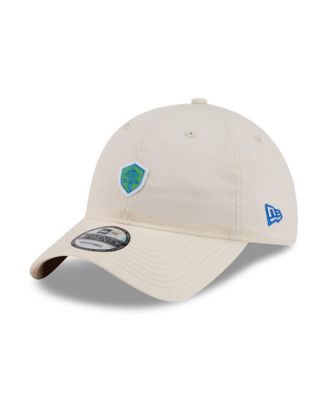 Men's Beige Seattle Sounders FC Micro Team Logo 9TWENTY Adjustable Hat