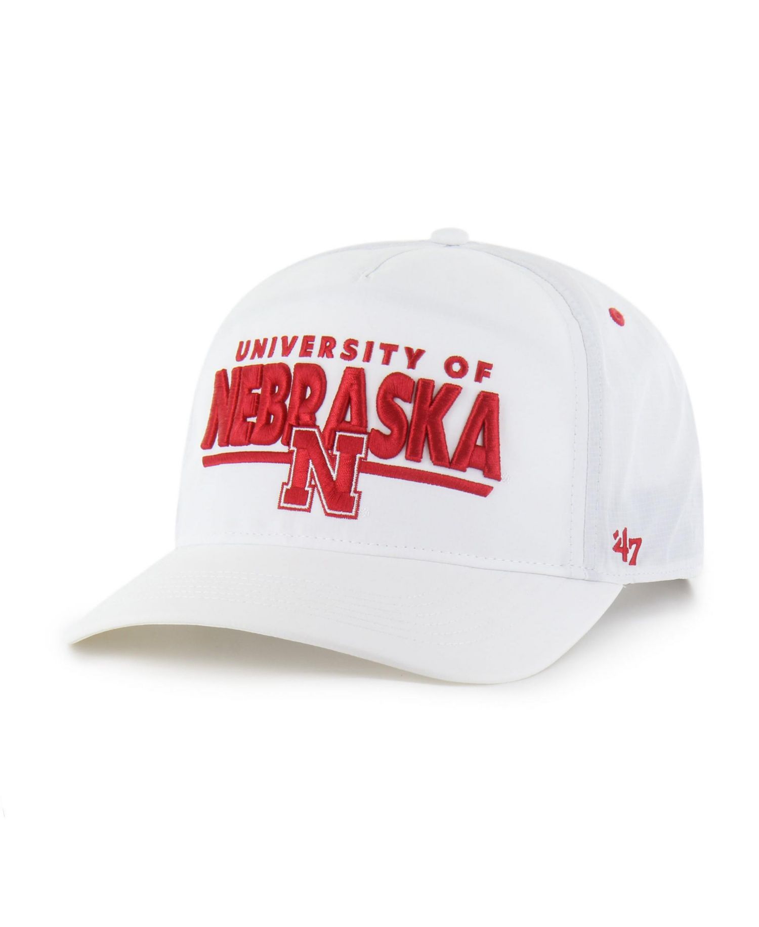 Men's and Women's '47 White Nebraska Huskers brrr&deg; Expressway Hitch Adjustable Hat