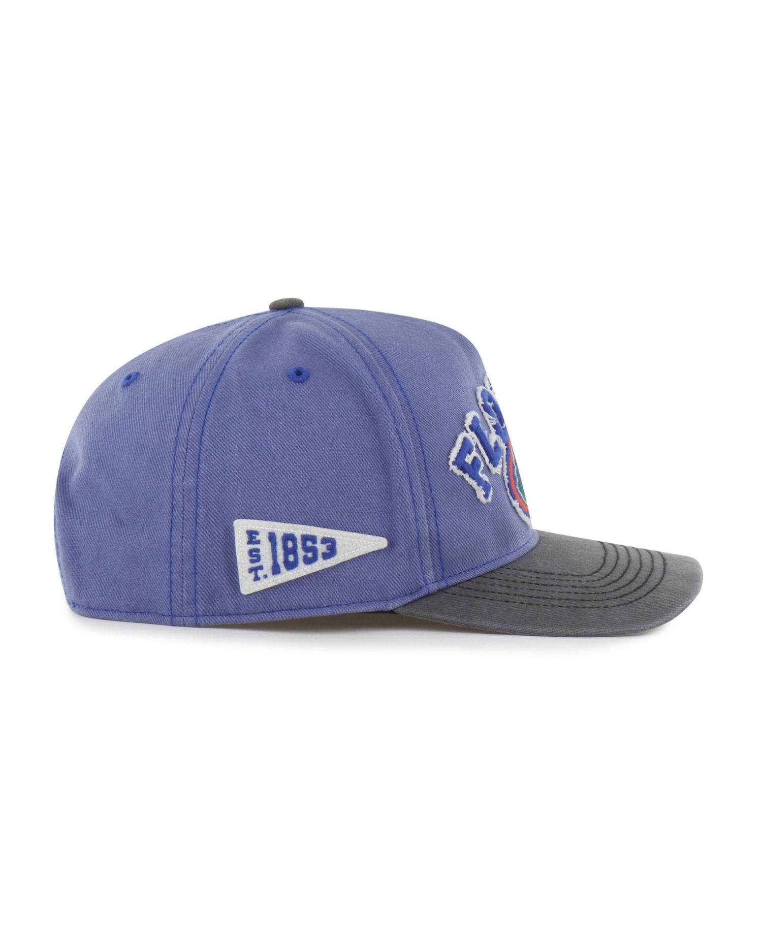Men's and Women's '47 Royal/Black Florida Gators Well-Worn Calderwood Hitch Adjustable Hat