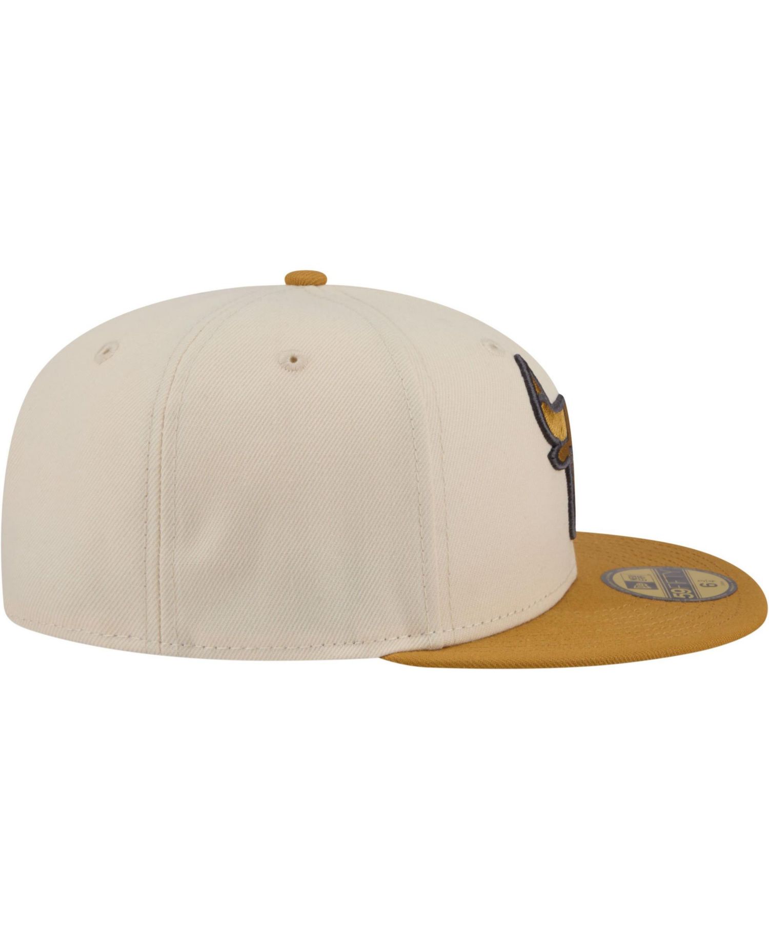 Men's Cream/Tan Chicago Bulls Two-Tone Color Pack 59FIFTY Fitted Hat