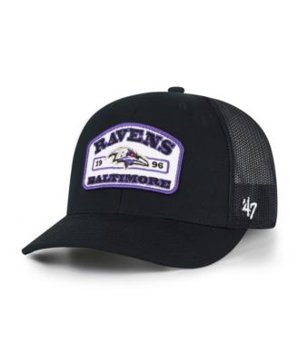 Men's Black Baltimore Ravens Roadway Adjustable Trucker Hat