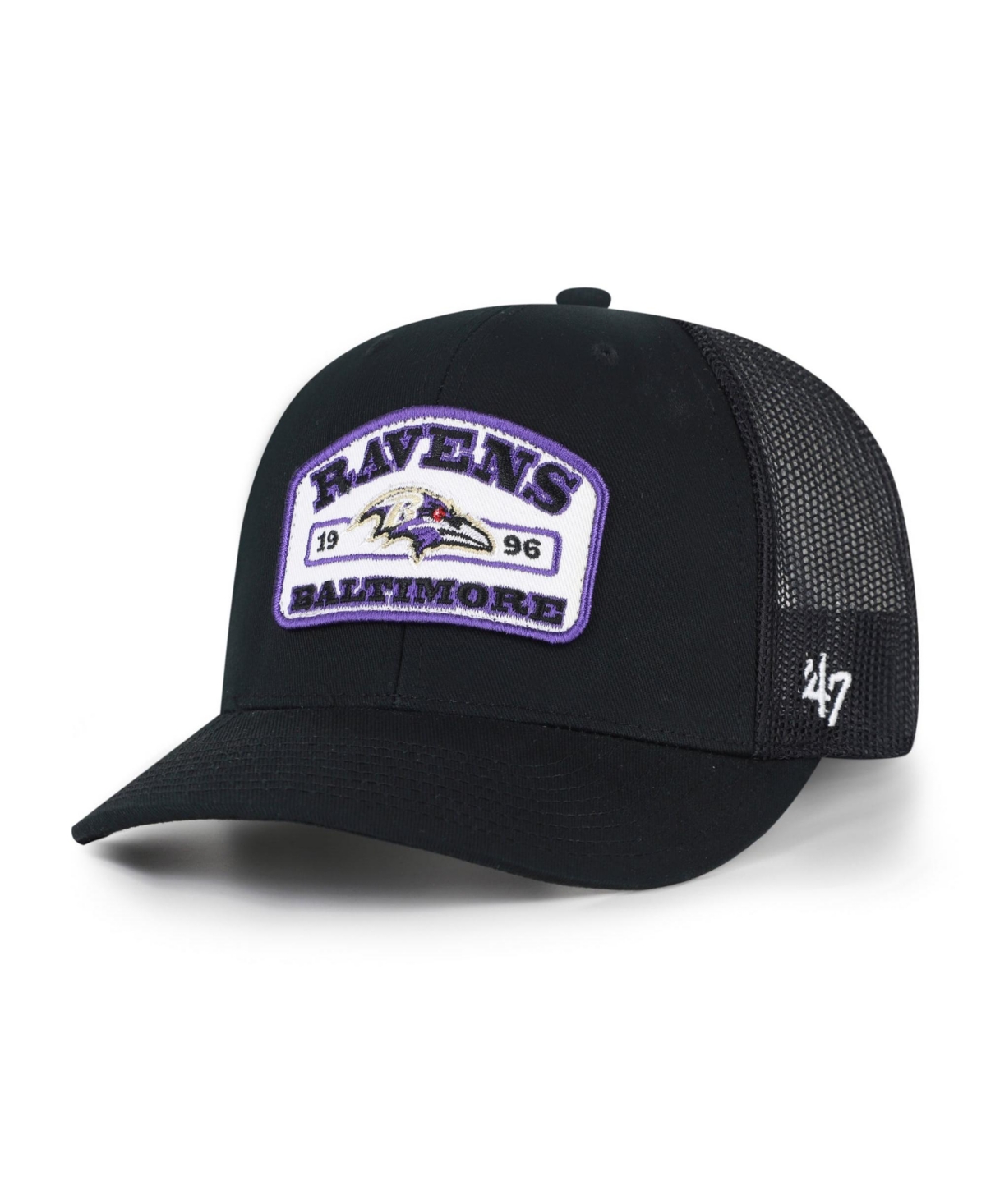 '47 Brand Baltimore Ravens Roadway Adjustable Trucker Hat - Black