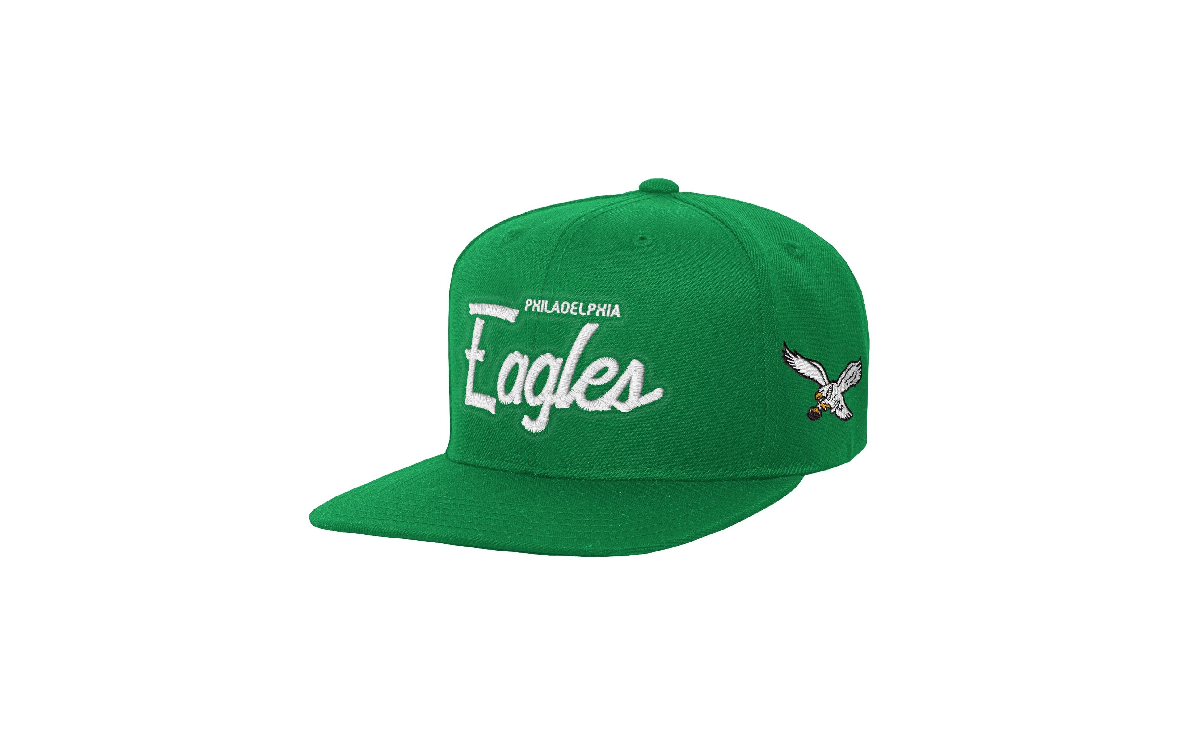 Mitchell & Ness Big Boys and Girls Philadelphia Eagles Head Coach Flat Brim Snapback Hat