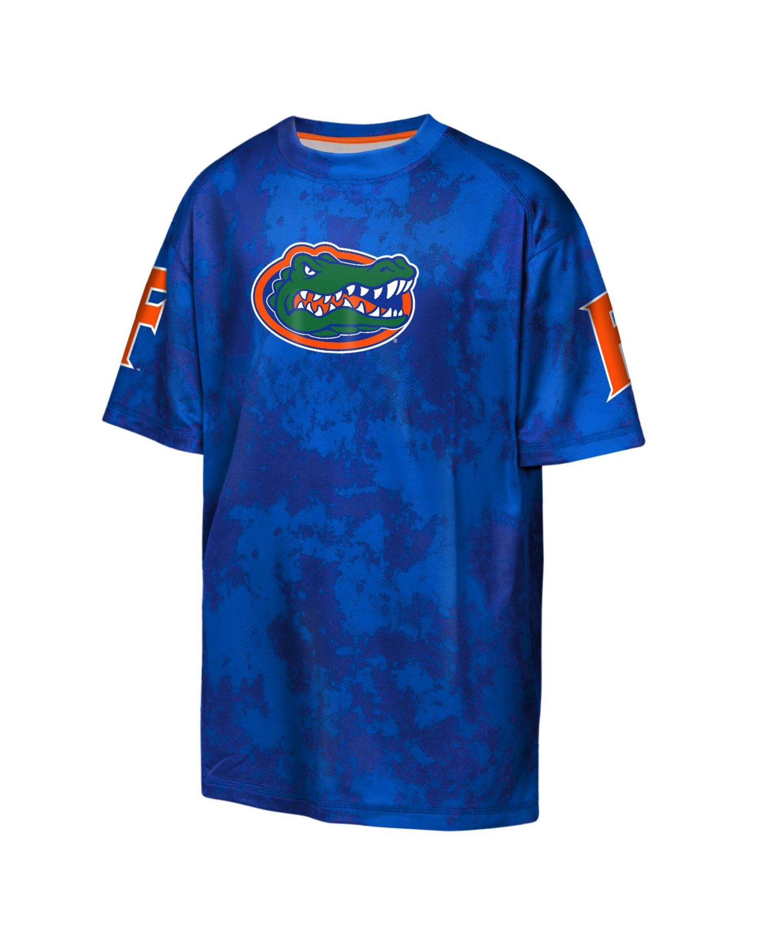 Big Boys and Girls Royal Florida Gators Off-Side Sublimated T-Shirt