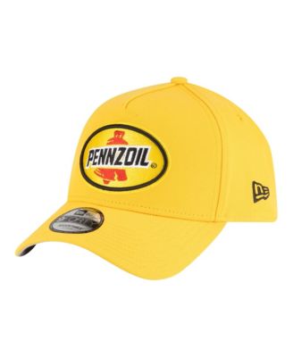 Men's  Gold NASCAR Joey Logano Pennzoil 9FORTY A-Frame Adjustable Hat