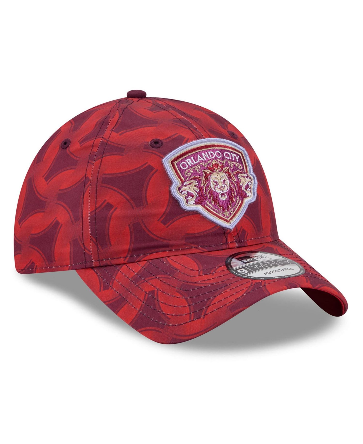 Men's Red Orlando City SC 2026 Third Jersey Hook 9TWENTY Adjustable Hat