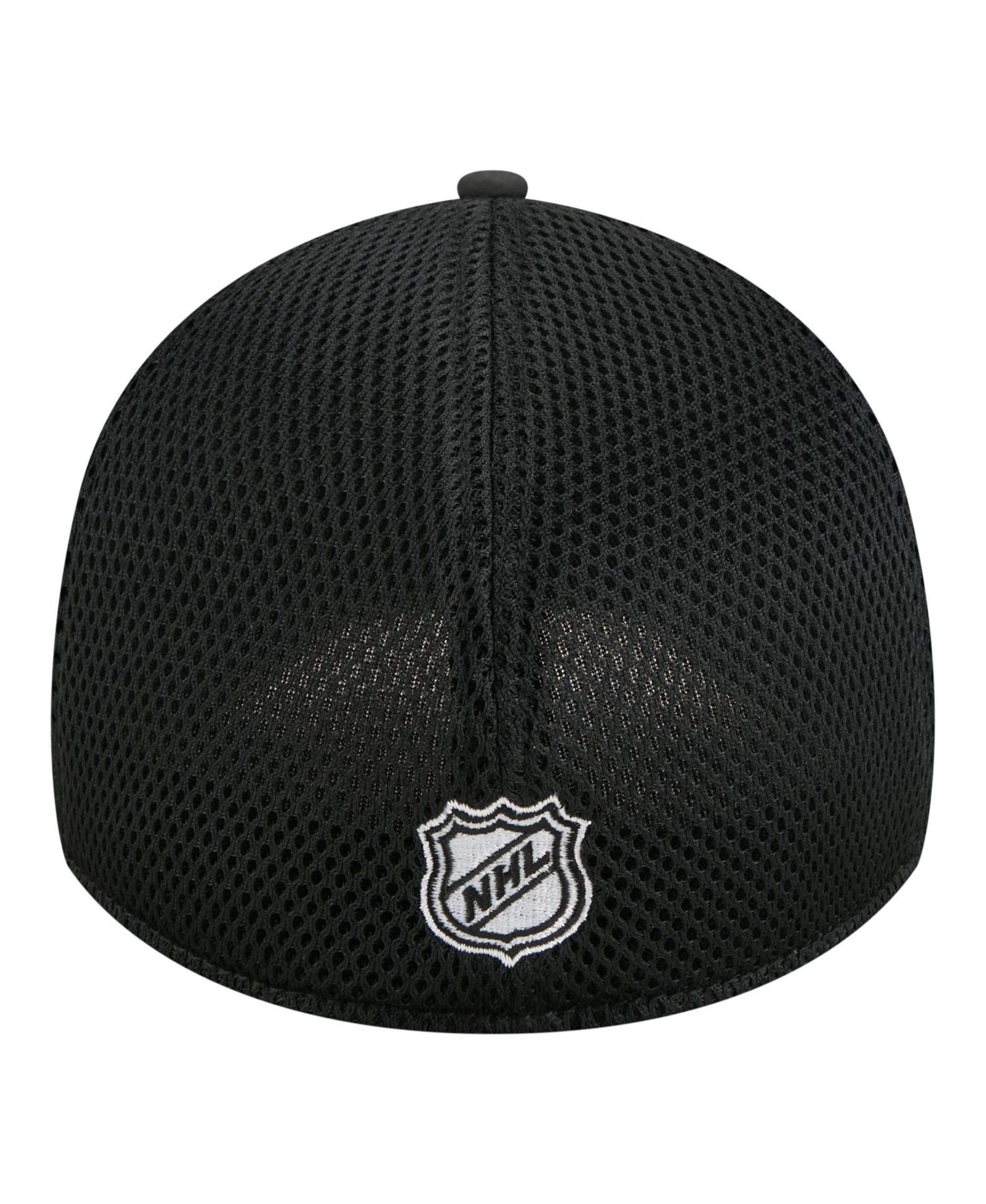 Men's Black Anaheim Ducks Logo 39THIRTY Flex Hat