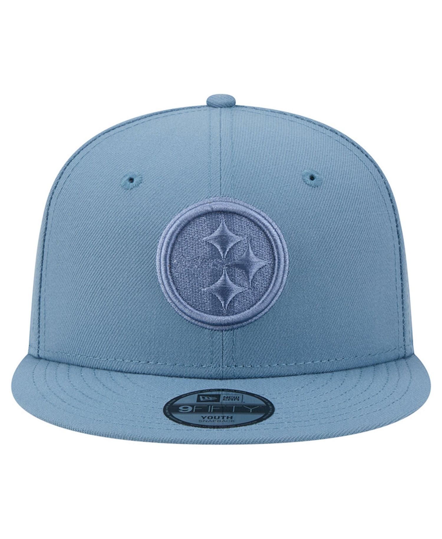 Big Boys and Girls Blue Pittsburgh Steelers Color Pack A-Frame 9FIFTY Snapback Hat