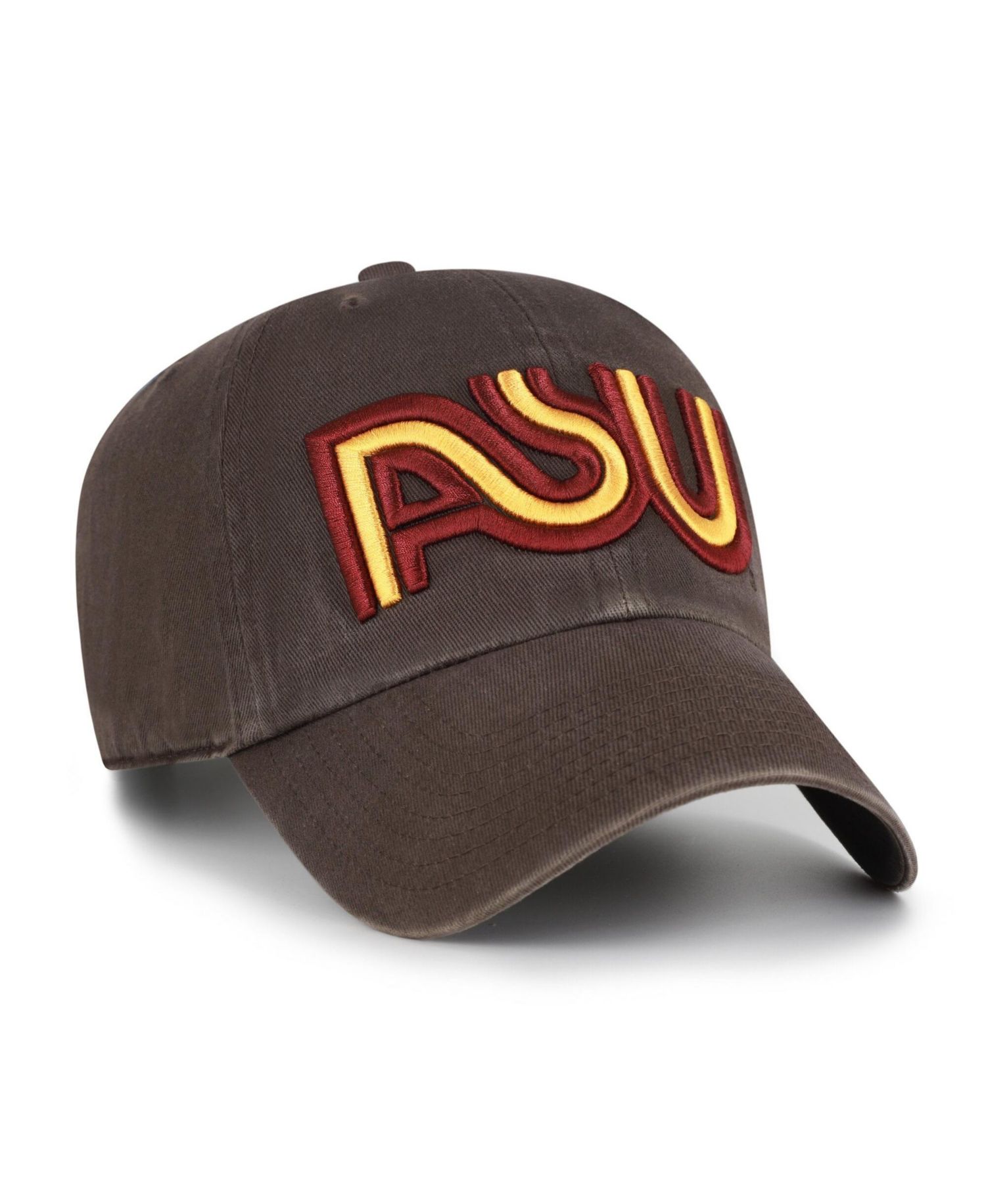 Men's '47 Brown Arizona State Sun Devils Vault Clean Up Adjustable Hat