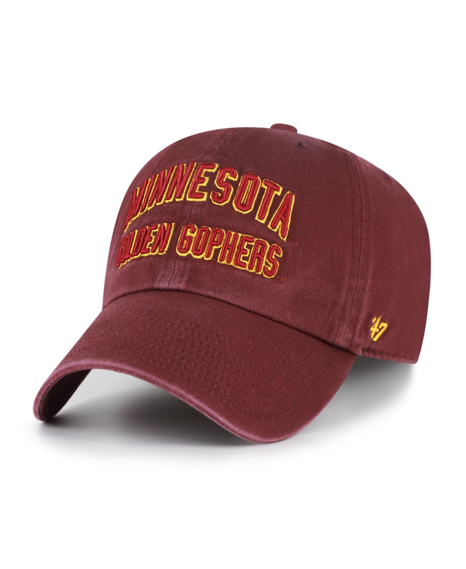 Men's '47 Maroon Minnesota Golden Gophers Vault Clean Up Adjustable Hat