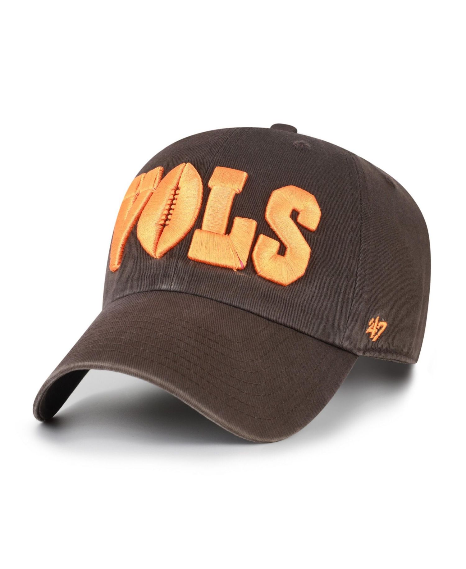 Men's '47 Brown Tennessee Volunteers Vault Clean Up Adjustable Hat
