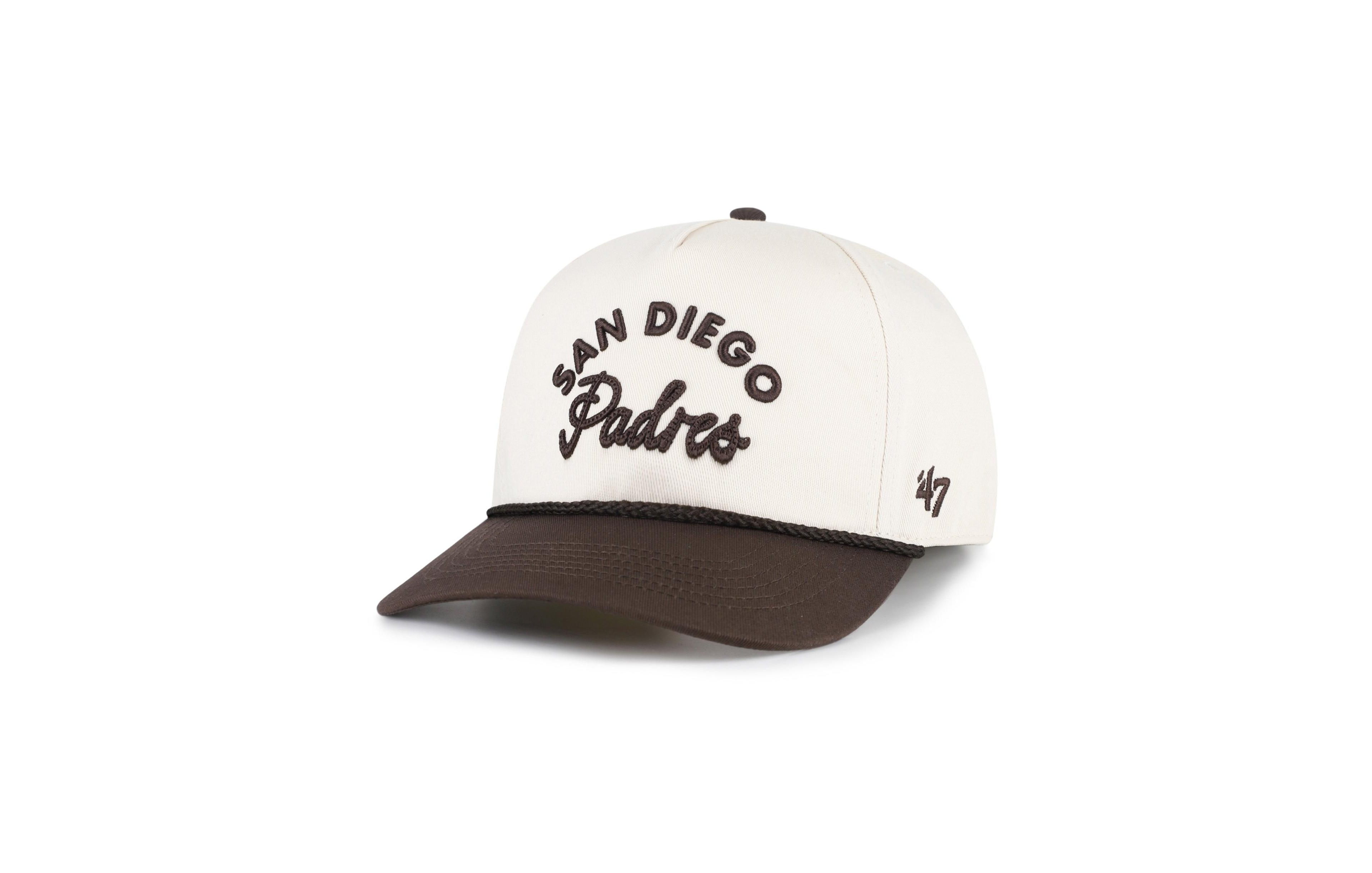 '47 Brand Women's San Diego Padres Five-Panel Rope Script Hitch Adjustable Hat