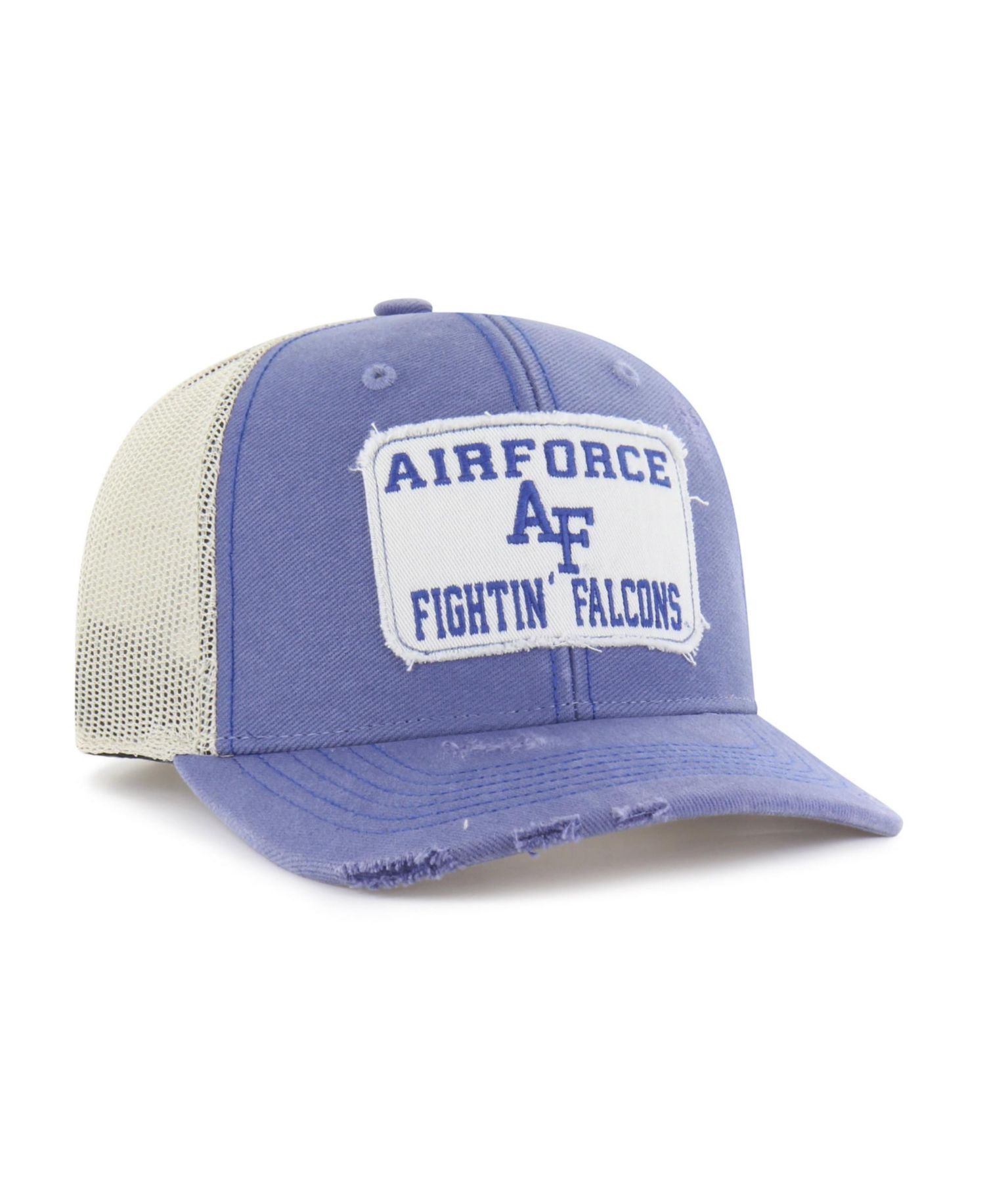 Men's and Women's '47 Blue Air Force Falcons Egremont Well-Worn Adjustable Trucker Hat