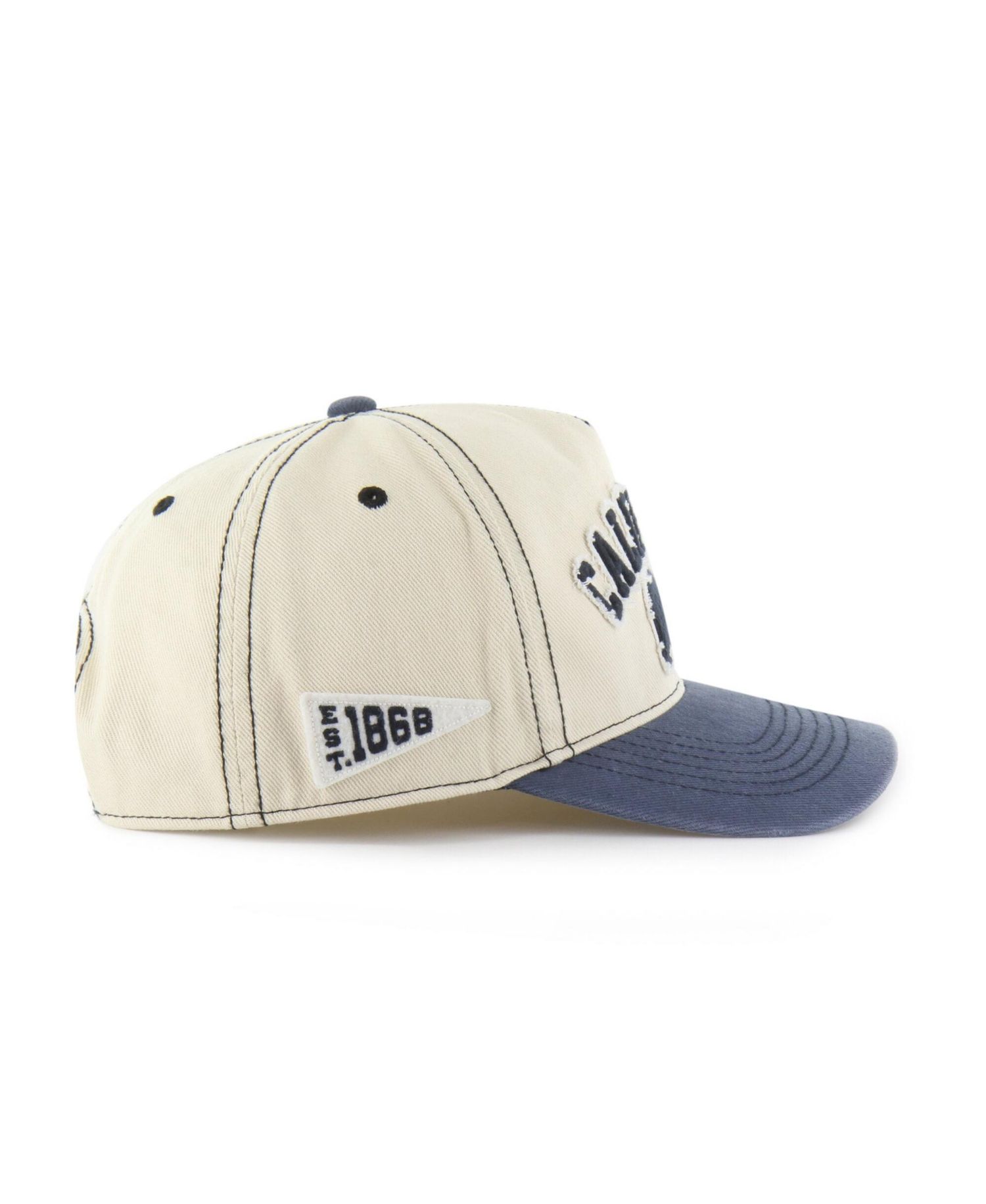 Men's and Women's '47 Tan/Navy Cal Bears Well-Worn Calderwood Hitch Adjustable Hat