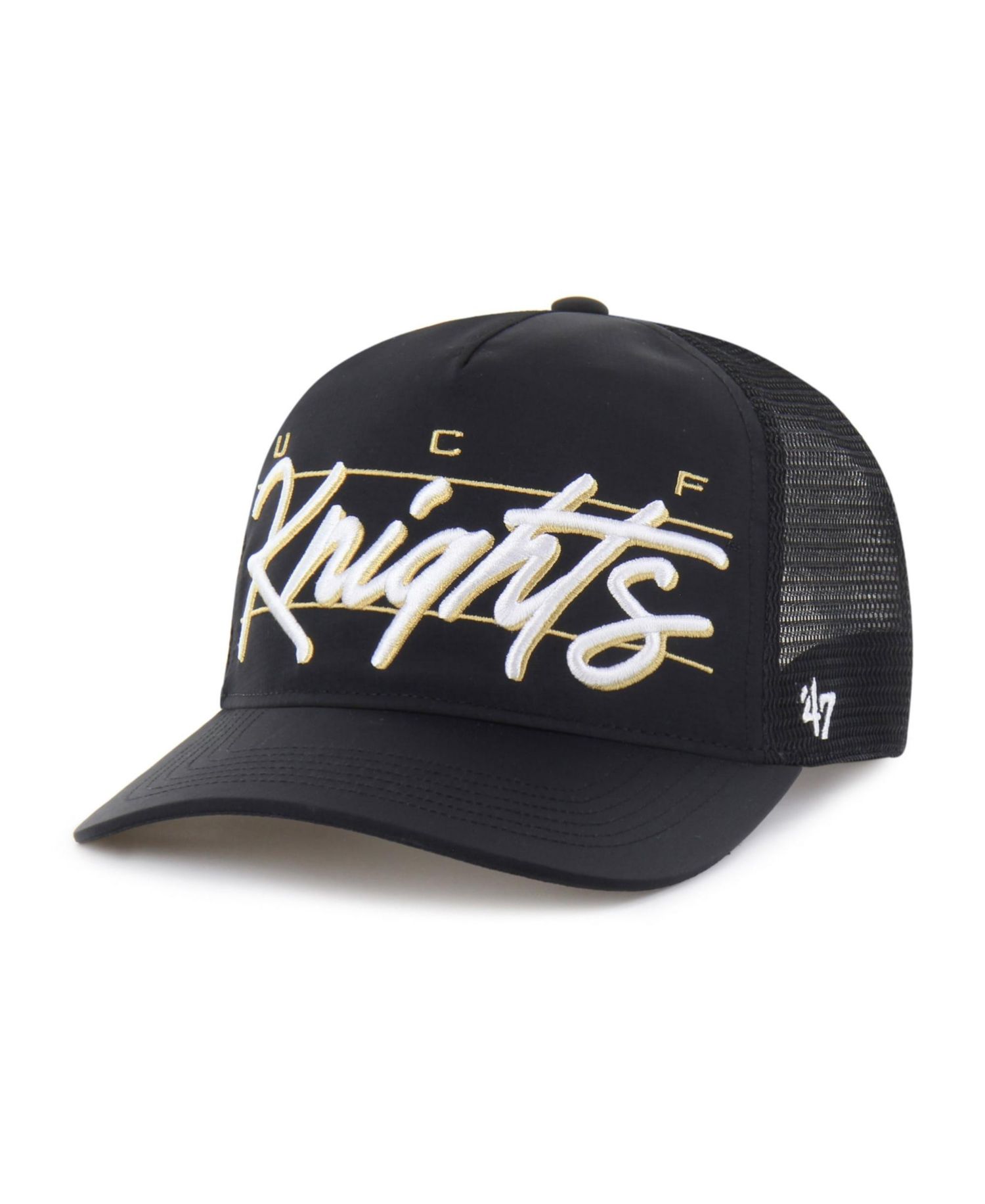 Men's and Women's '47 Black UCF Knights brrr&deg; Condor Mesh Hitch Adjustable Hat