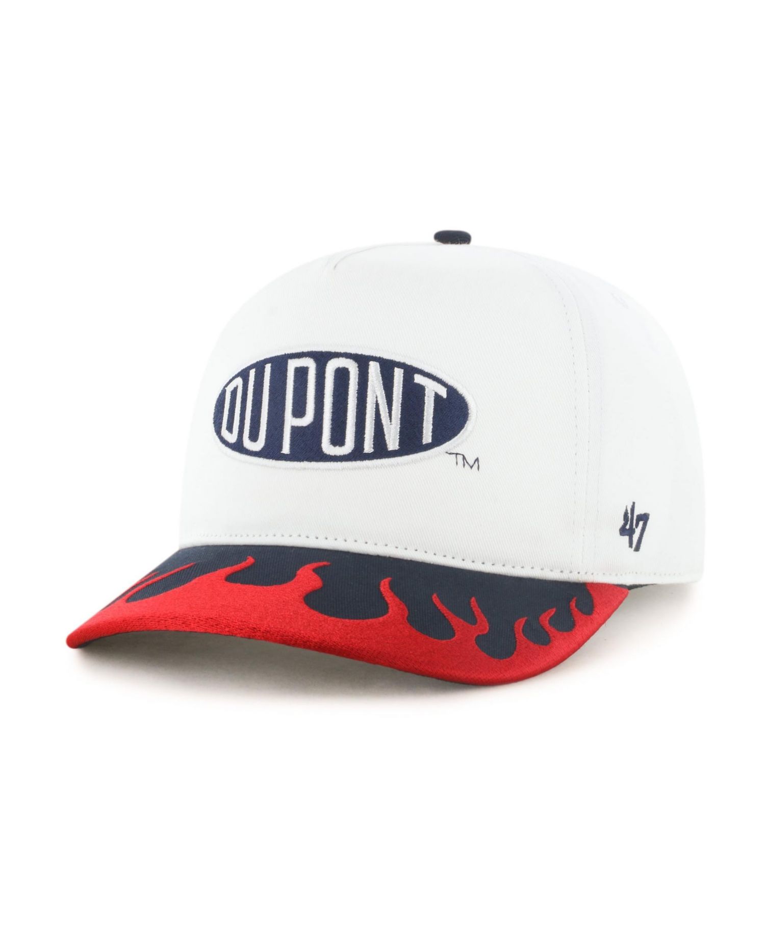 Men's '47 White/Red Jeff Gordon Flame Hitch Adjustable Hat