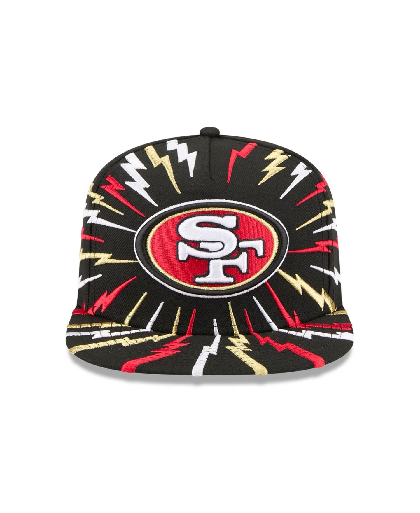 Детская кепка New Era Big Boys and Girls San Francisco 49ers Bolt Snapback A-Frame — фото 2